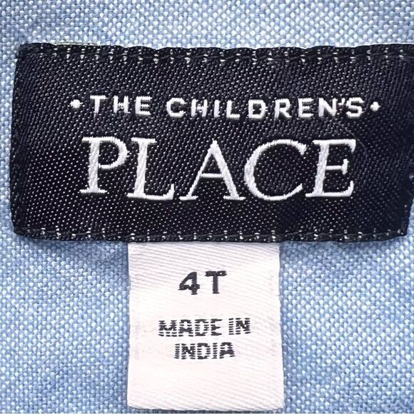 BUNDLE OF 2 Boy’s Kid’s Children’s Place Long Sleeve Button Down Shirts. 4. 4T. - Picture 10 of 11